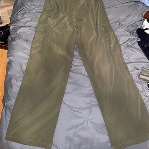 Green jogger pants